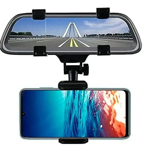 Cell Phone Holder Support Rearview Mirror Car