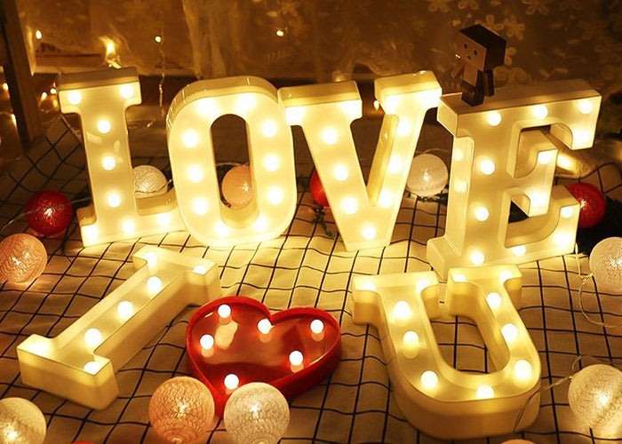 Led Light Letters Decorative Lamp To Decorate Your Home