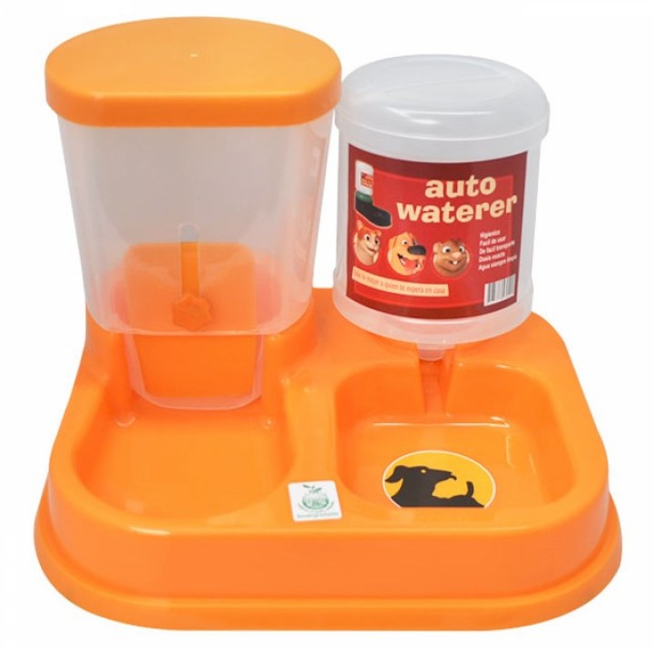 Dual-use dispenser feeder for dogs and cats