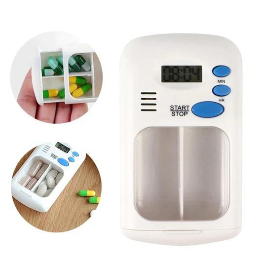 Mini Pill Box With Portable Alarm 