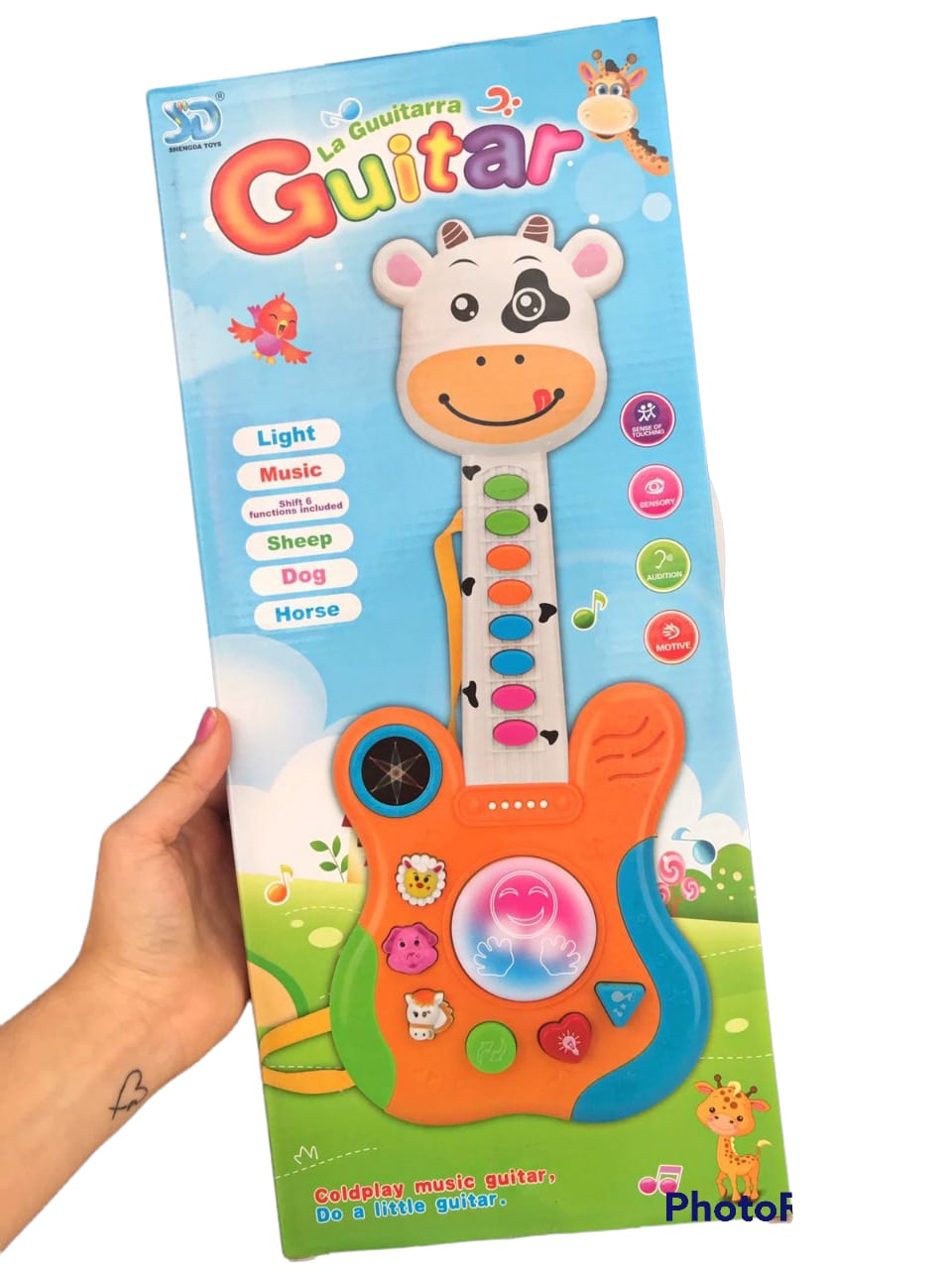 Musical Lion Guitar Toy Light Sound Animals