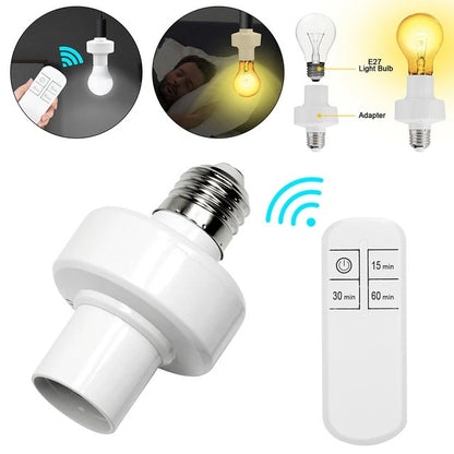 Remote Control Light Bulb Holder 