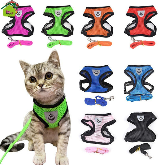 Breathable Cat Harness Vest