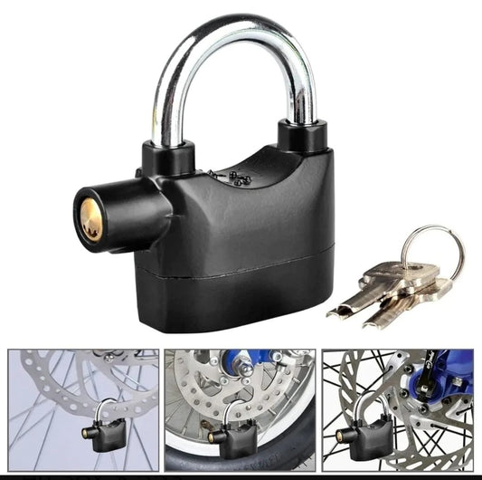 Security Padlock With Alarm + Free Shipping