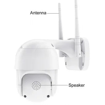 Outdoor Wifi IP Camera 1080p Infrared 2 Dome Antennas