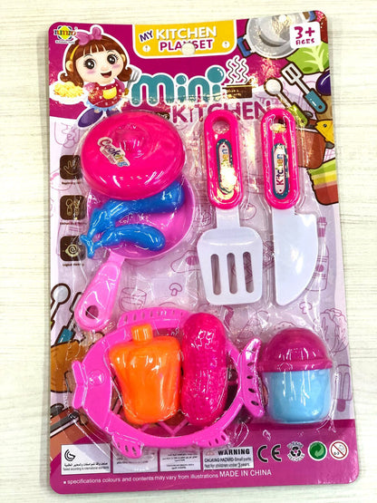 Small Girls Toy Kitchen Kit 