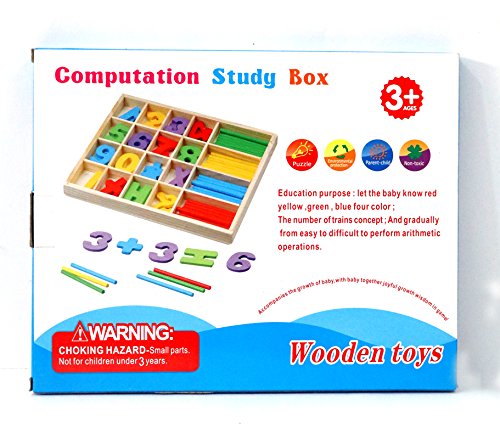 Wooden Mathematical Educational Game With Board