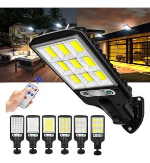 Outdoor Solar LED Lamp With Motion Sensor And Remote Control