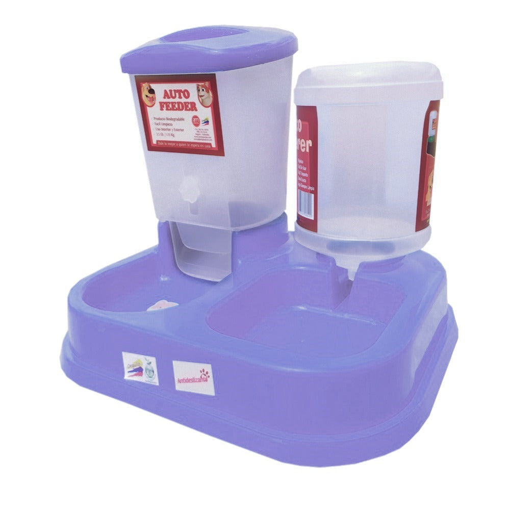 Dual-use dispenser feeder for dogs and cats