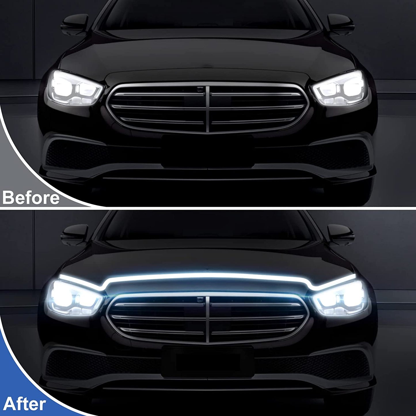 Flexible car hood light strip + Free Shipping 