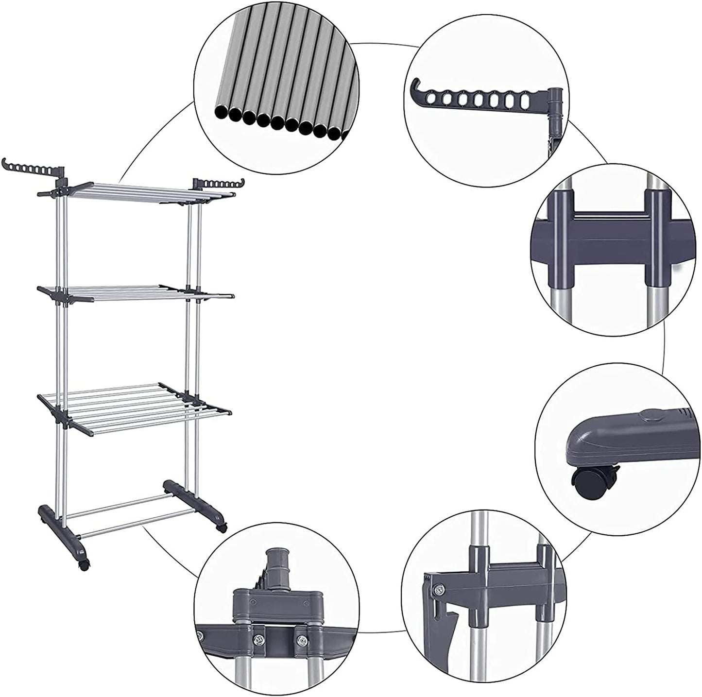 3 Tier Clothes Drying Rack + Free Shipping 