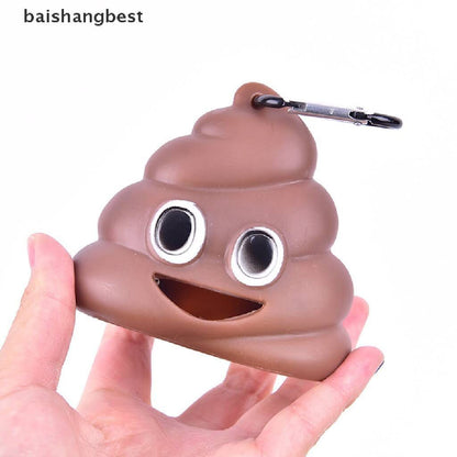 Mr Poo Emoji Design Pet Poop Bag Dispenser