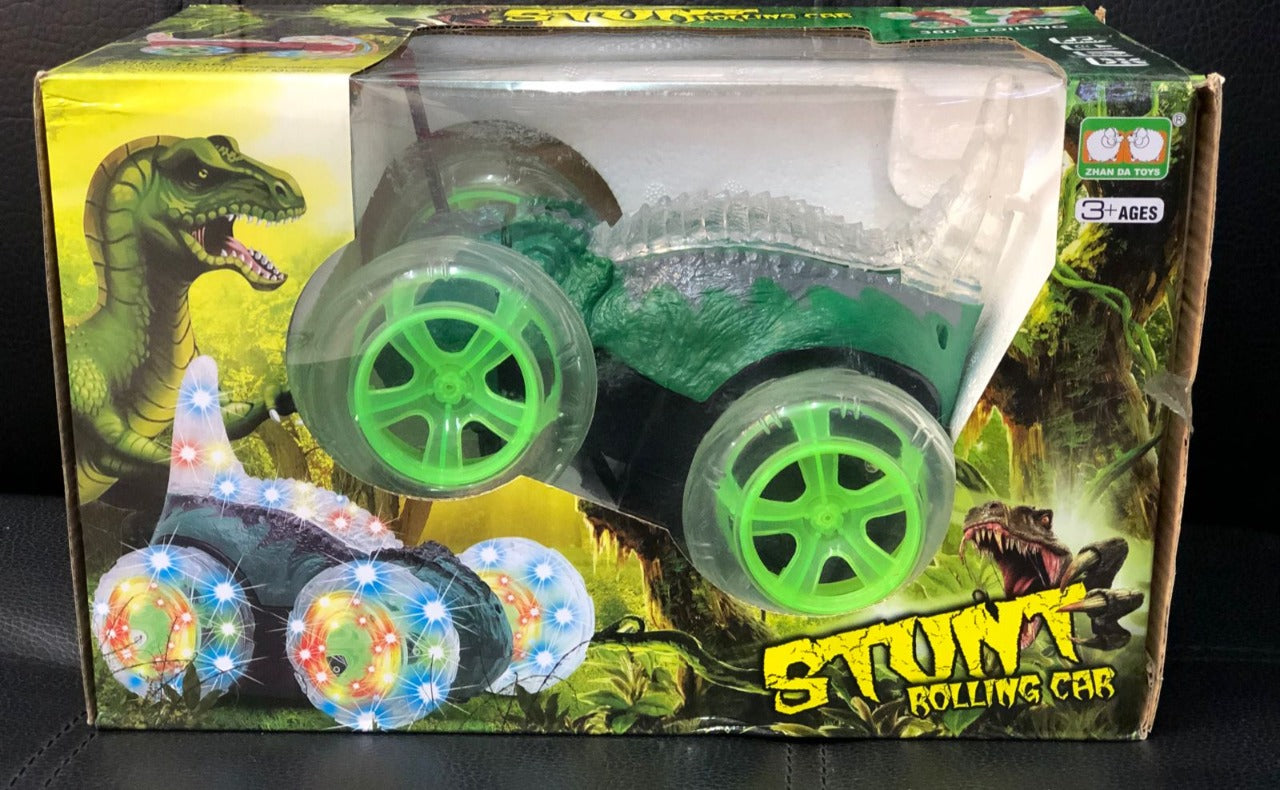 Rechargeable Remote Control Dinosaur Crazy Car With Lights And Sound