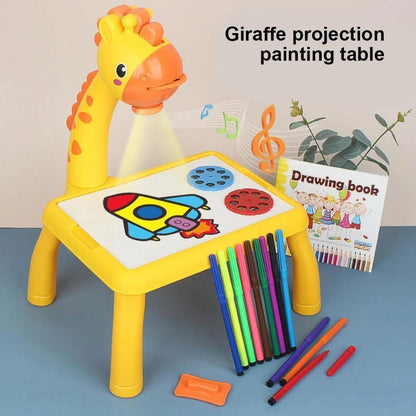 Interactive Drawing Projector Table for Kids + Free Shipping