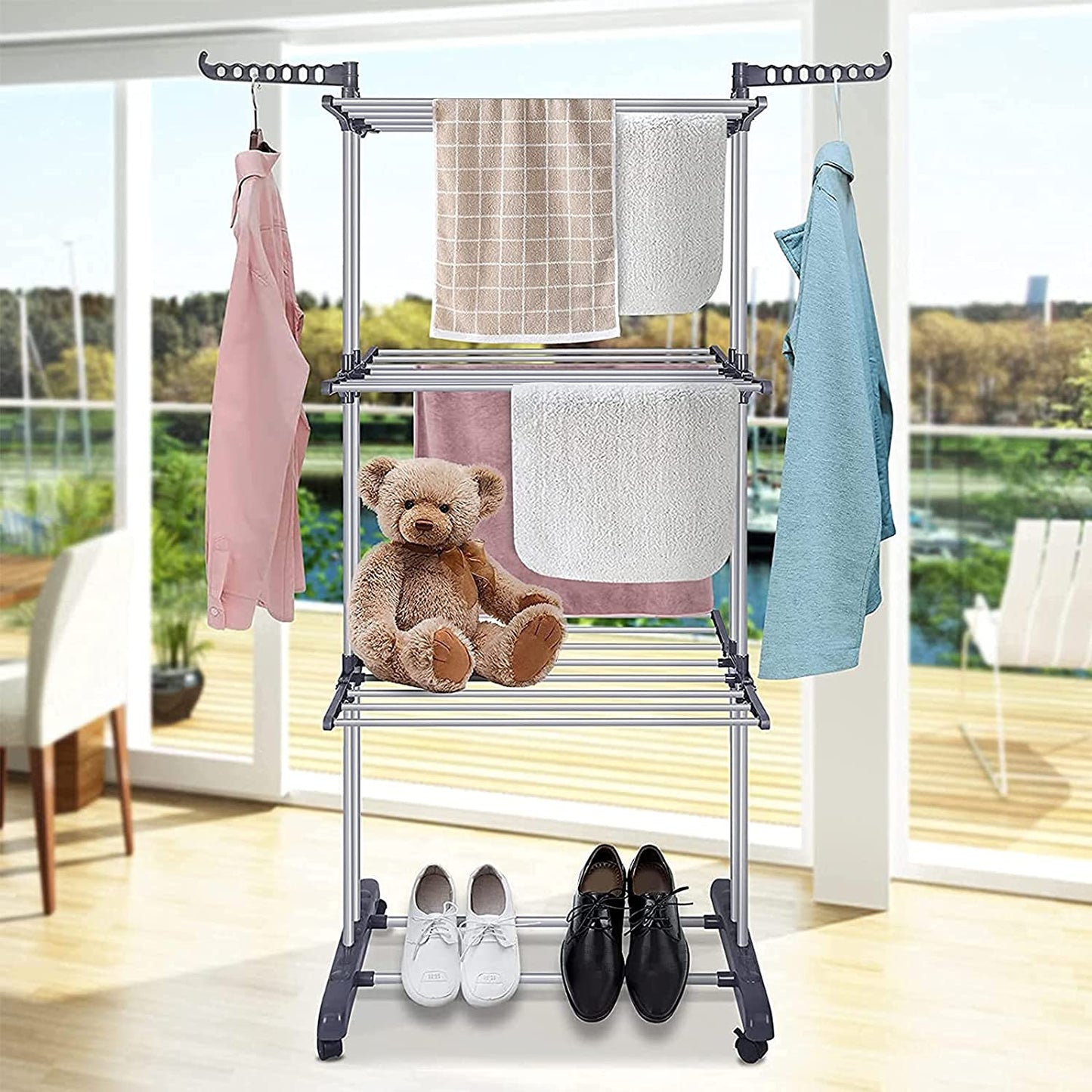 3 Tier Clothes Drying Rack + Free Shipping 