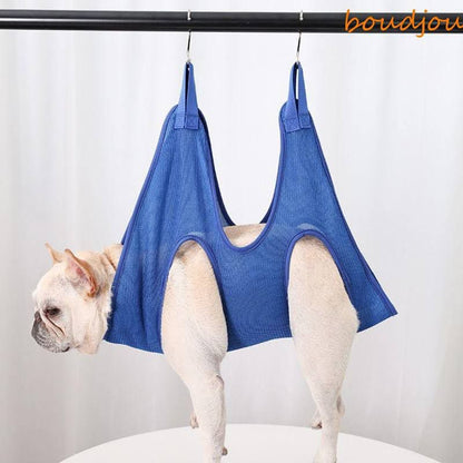 Pet grooming hammock 