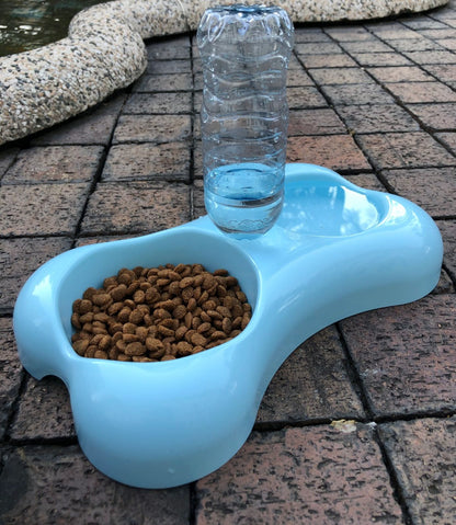 Dog Feeder With Automatic Water Dispenser