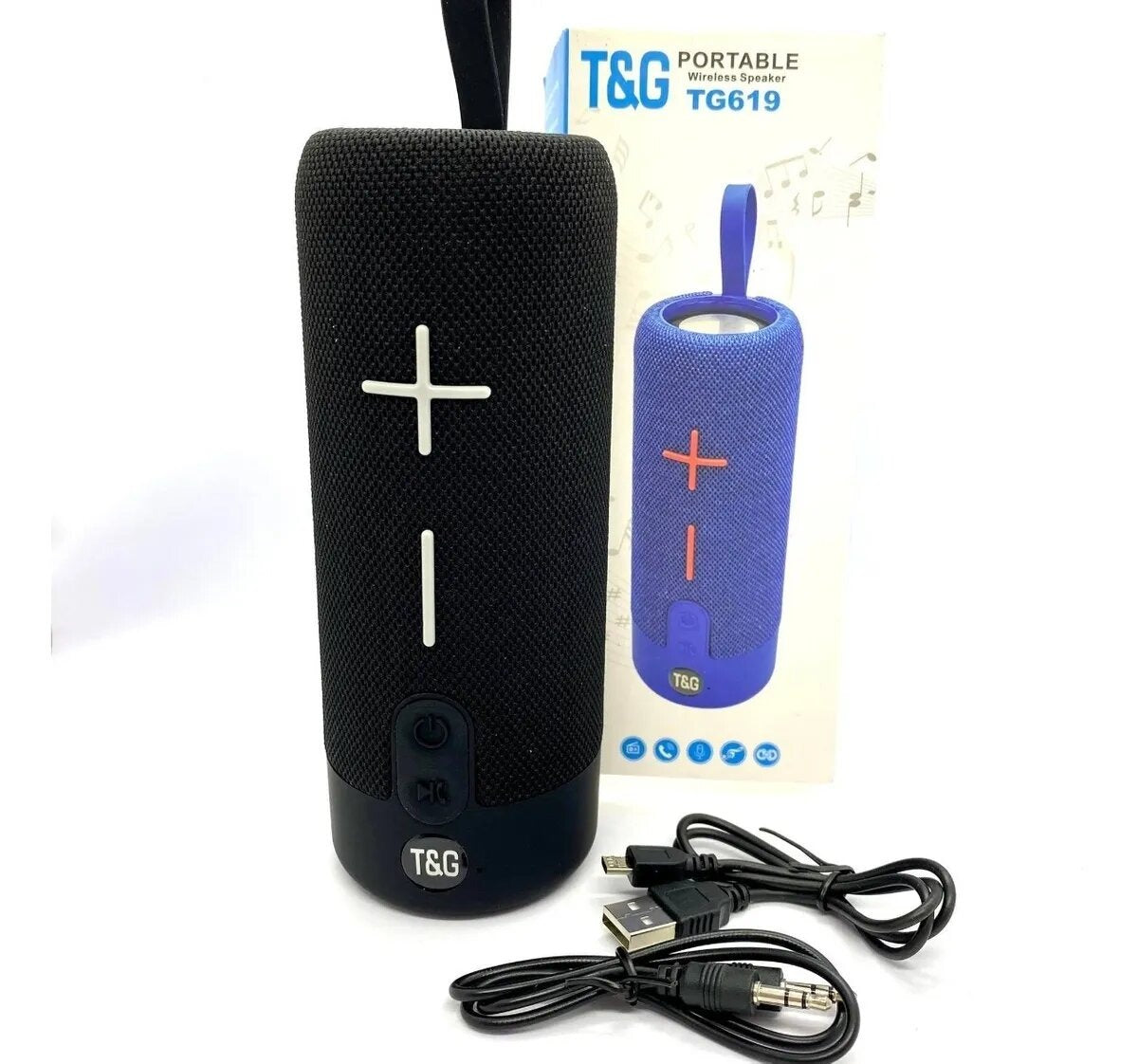 T&amp;g Tg-619 Rechargeable Bluetooth Cylinder Speaker + Free Shipping