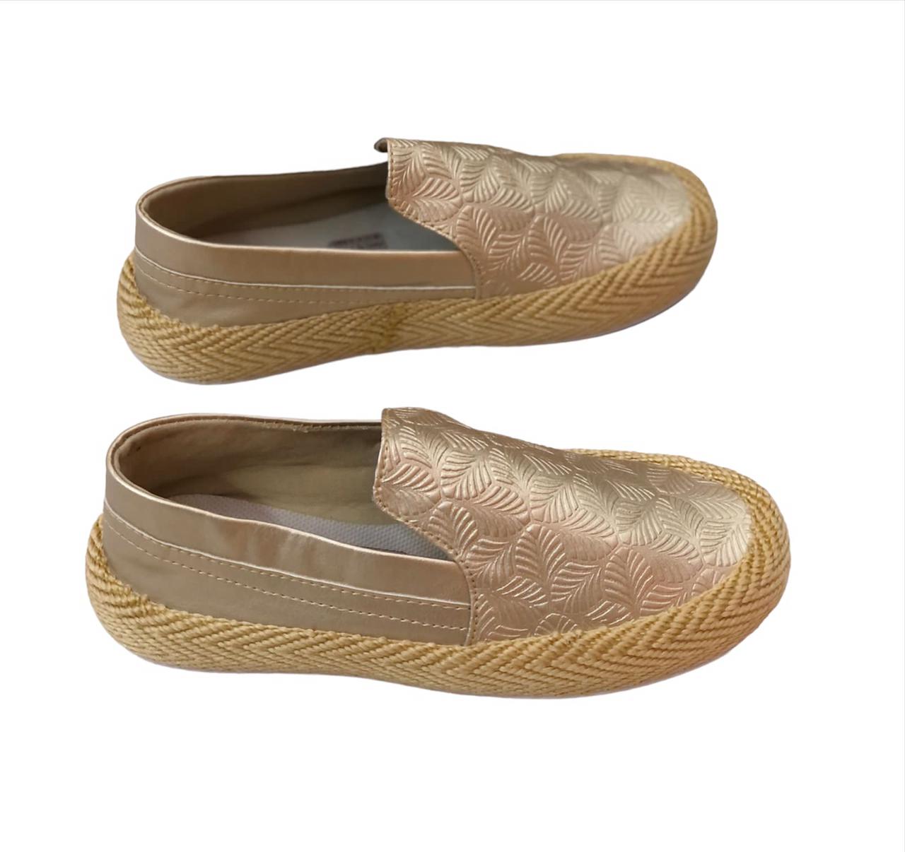 Women's Loafers Shoes Champagne Color