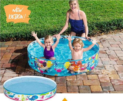 Piscina Rígida Animalitos Marinos 122x25cm Bestway