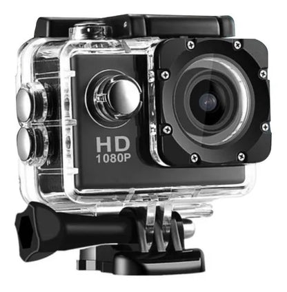 Sports Action Camera Submersible 30 Mts + Video Accessories