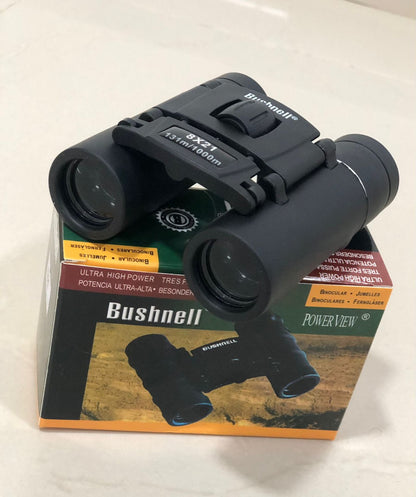 Bushnell Power View 8x21 Mini Binoculars + Free Shipping 