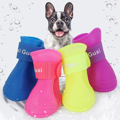 Silicone Waterproof Pet Shoes