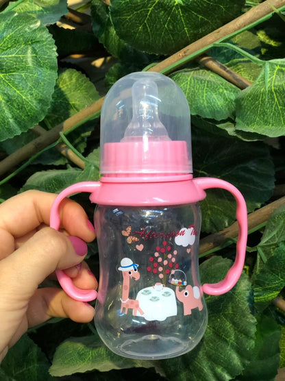 125ML Baby Bottle With Nipple And Handle