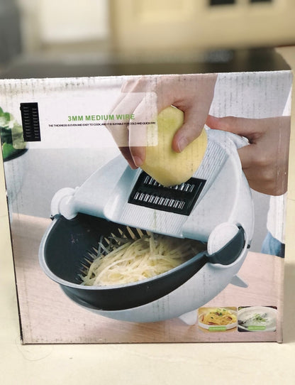 Vegetable Cutter With Kitchen Drainer