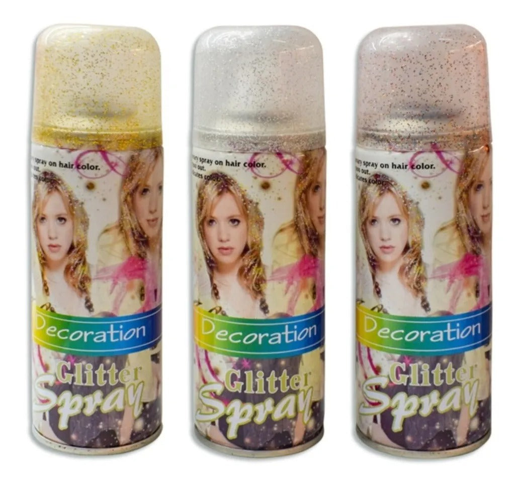 Glitter Para El Cabello En Spray 80g