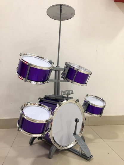 Juego De Batería Para Niños Drum Set 90x60cm