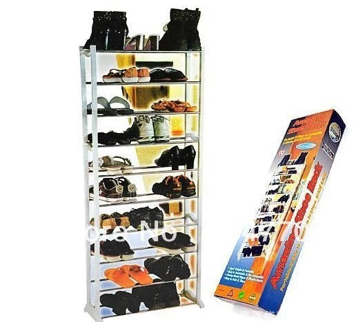 Shoe Organizer 30 Pairs Shoe Rack 10 Levels