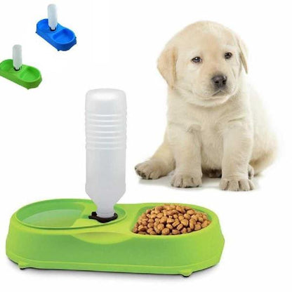 Double Pet Water Dispenser Feeder