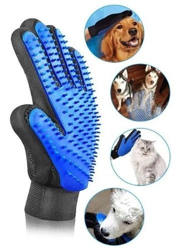 Silicone Glove Massage Hair Remover for Dogs and Cats X1