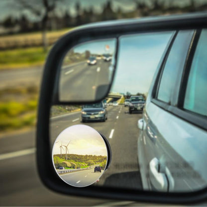 Mini Blind Spot Mirror 360 Degree for Car 2 Units