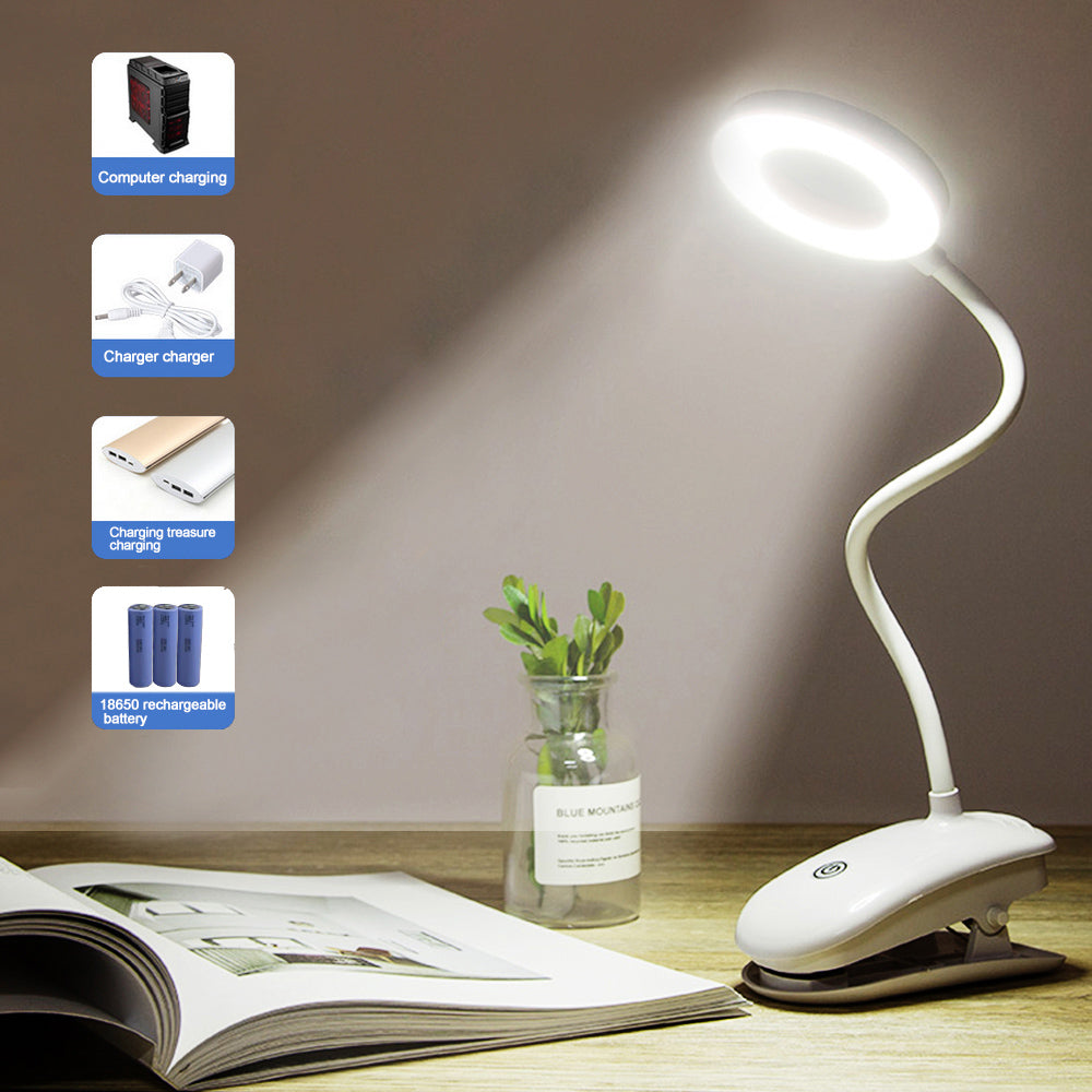 Flexible Portable Desk Lamp, Rechargeable LED Light