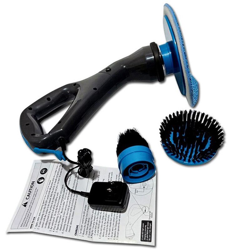 Rechargeable Cleaning Scrubber Brush 4 Heads