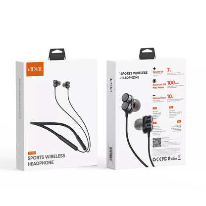 Vidvie Wireless Waterproof Neckband Headphones 