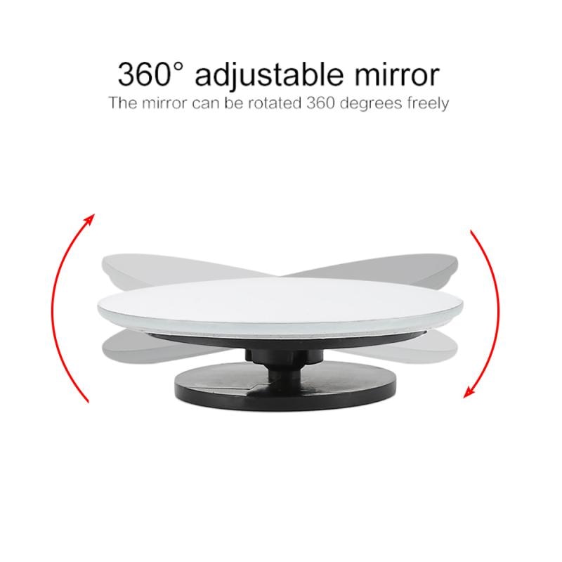 Mini Blind Spot Mirror 360 Degree for Car 2 Units