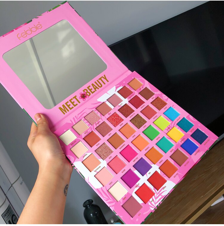 Paleta De Sombras 42 tonos Meet Beauty Febble