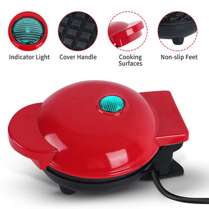 Small Non-Stick Electric Waffle Maker 