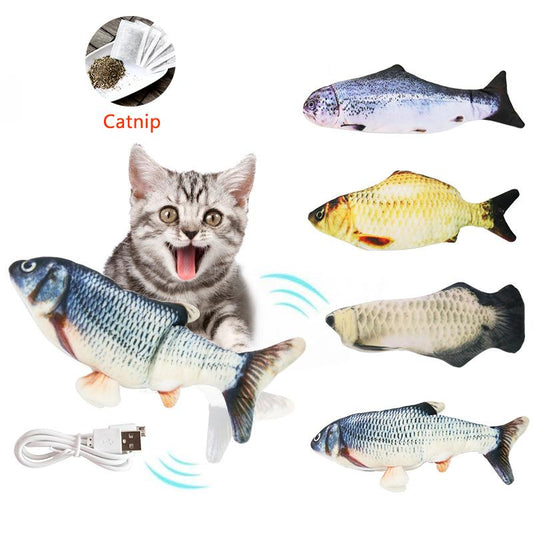 Electronic Pet Toy Fish With Movement