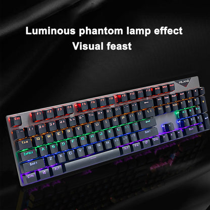 Aoas M-700 USB Mechanical Gamer Keyboard With RGB Lights