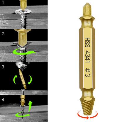 6 Piece Damaged Screw Extractor Drill Bit Set + Free Shipping