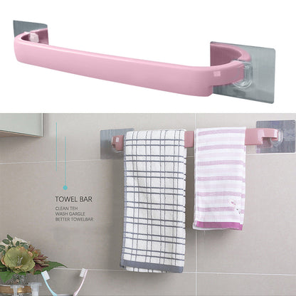 Adhesive Towel Rack Plastic Towel Holder