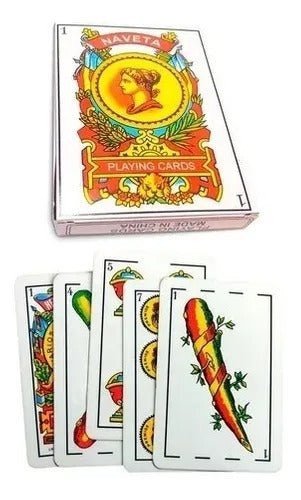 Juego De Naipe Español X50 Cartas Juego De Mesa