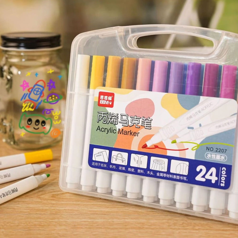 Waterproof Acrylic Marker Kit + Free Shipping