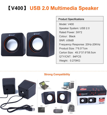 Kisonli V400 Computer Speaker