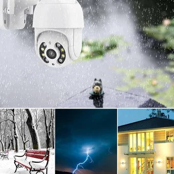 Outdoor Wifi IP Camera 1080p Infrared 2 Dome Antennas