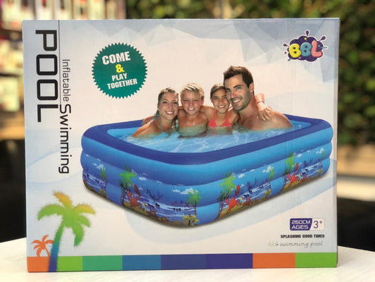 Piscina Inflable Infantil De Cangrejo Medida 2.60*1.65*60cm